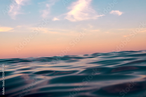 ocean waves sunset