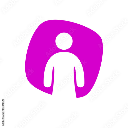 gender symbol, man and woman, the sign of restroom or toilet