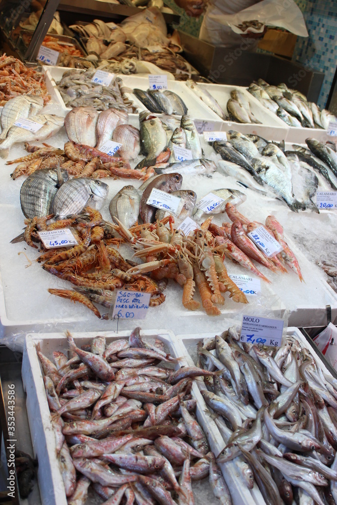 Fish market Italy