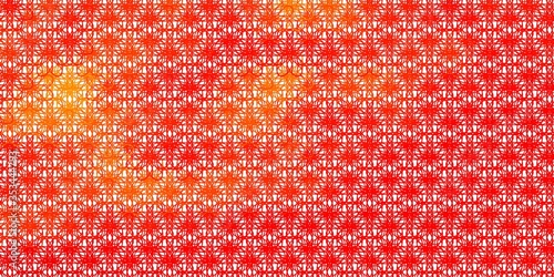 Light Orange vector template with curves.