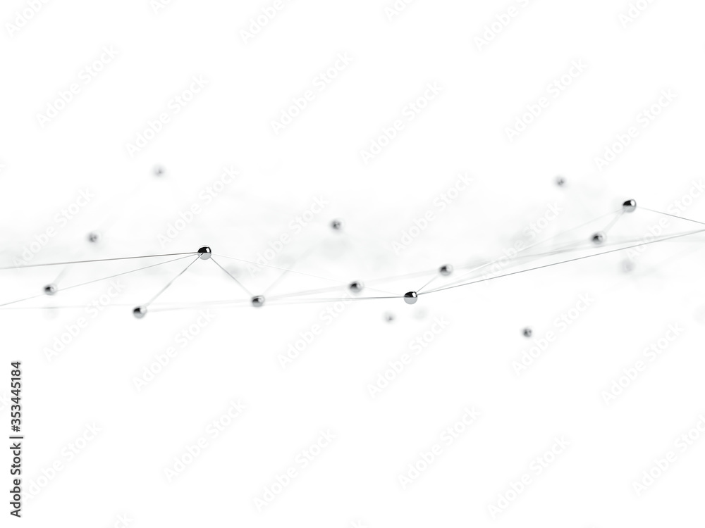 Fototapeta premium Abstract connection concept background