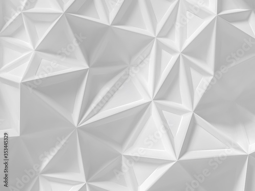Plakat wzór 3D mozaika trójkąt