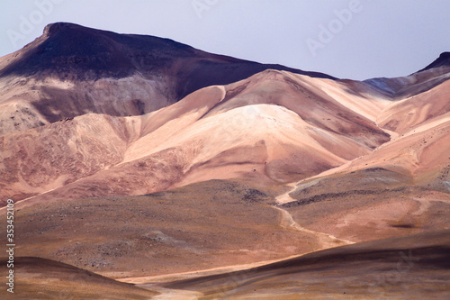 desert mountains in Bolivia