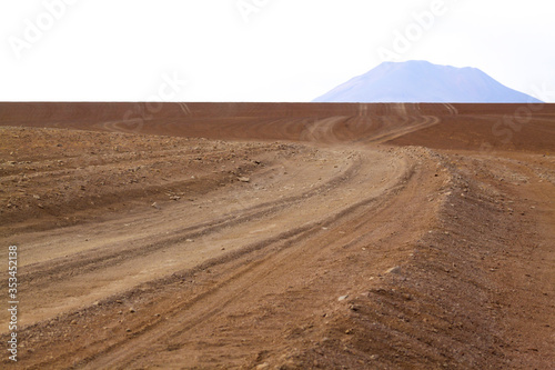 dirt road in the desert