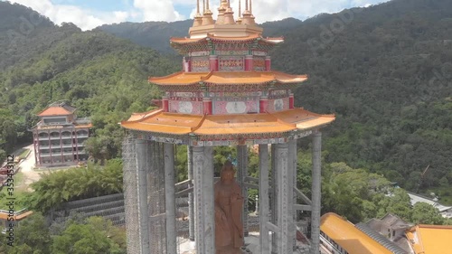 Kek Lok Si Temple Drone view, Malaysia