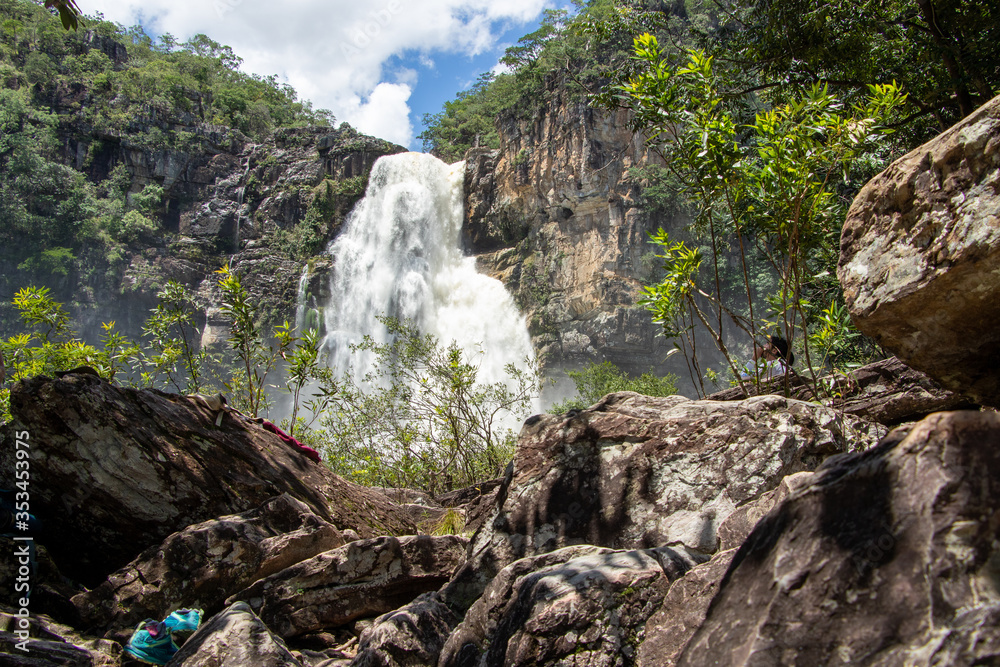 parque nacional
cachoeira dos saltos
chapada dos veadeiros
alto paraiso
goias
