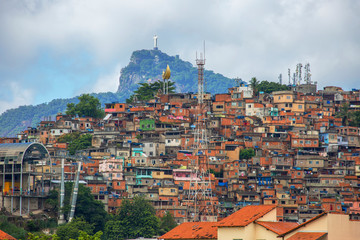 Wandcirkels Rio de Janeiro Favela Morro da Providencia Rio  © galina_savina