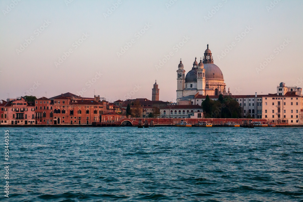 Santa Maria della Salute. View from the Bay.