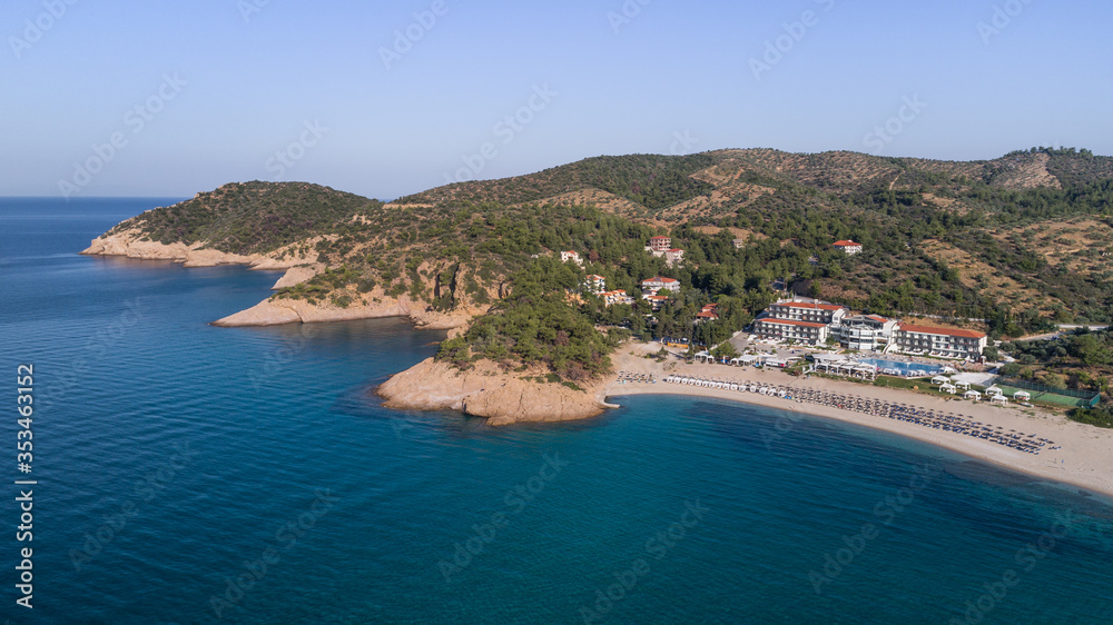 Tripiti beach. Thassos island, Greece