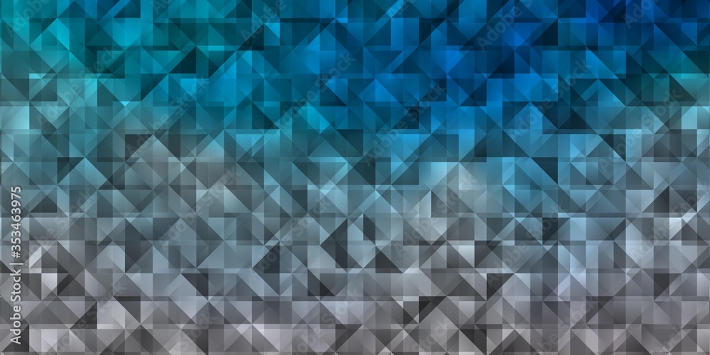 Light Blue, Yellow vector template with crystals, triangles.