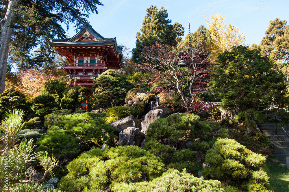 Japanese garden in San Francisco Japanese garden in San Francisco