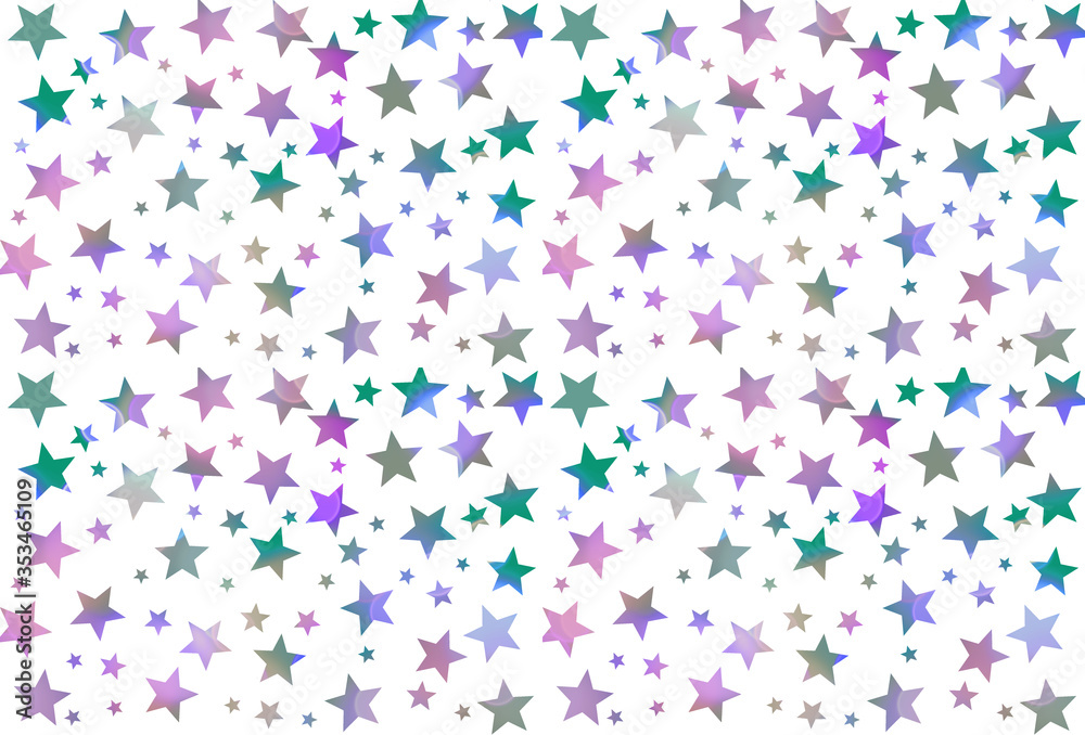 Pastel color stars Pastel color stars