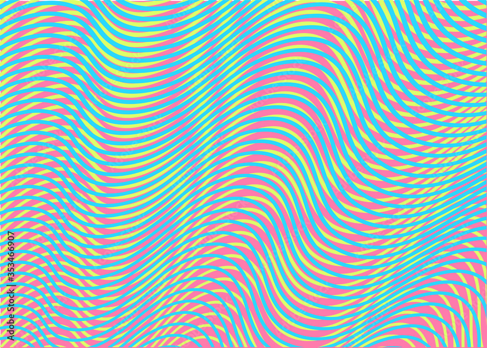 Digital abstract rainbow texture with soft blending bright colored lines. Line art holographic and moire effect of optical illusion. Can be used as design of books, websites, accessories for phones. Digital abstract rainbow texture with soft blending bright colored lines. Line art holographic and moire effect of optical illusion. Can be used as design of books, websites, accessories for phones.