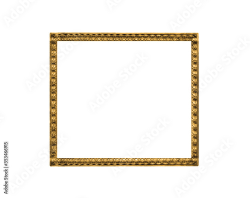 Photography golden wooden frame