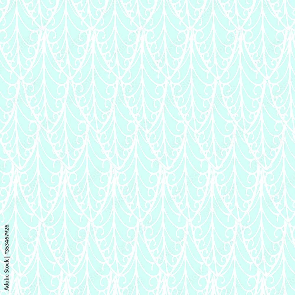 Christmas seamless pattern. Frost patterns. Blue lace pattern. Christmas seamless pattern. Frost patterns. Blue lace pattern.