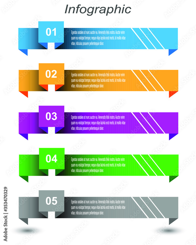 Modern Design Template, can be used for info-graphics, banners for web layout.