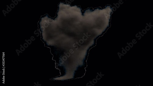 Explosion Overlay Explosion VFX Explosion with Alpha Channel Bomb Detonation 