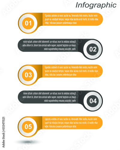 Modern Design Template, can be used for info-graphics, banners for web layout.