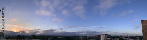 Clouds during early morning sunrise