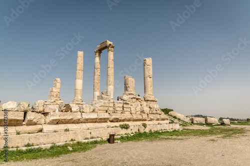 AMMAN, JORDAN - FEBRUARY 15: Streets of Amman the capital city of Jordan, on 15th February 2019 in Amman, Jordan. © Michał Kozera