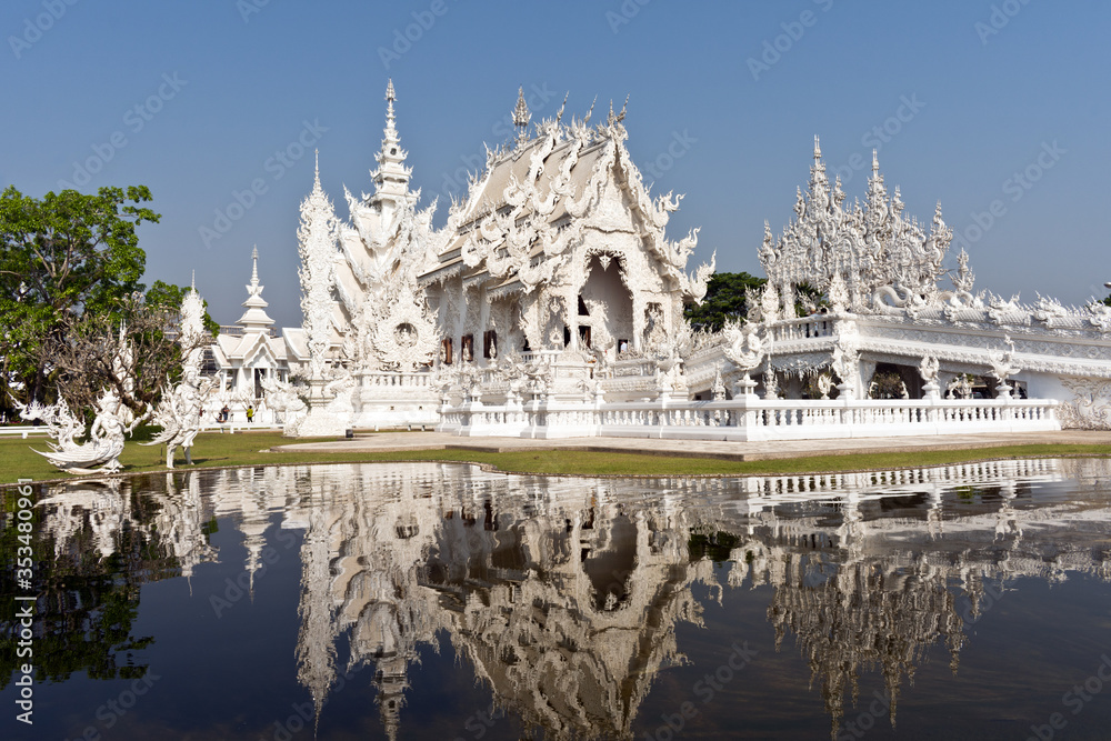 Wat Rong Khun (White Temple), Chiang Rai, Northern Thailand, Thailand, Asia