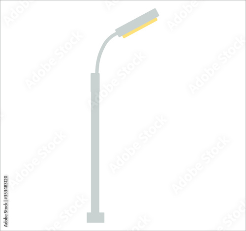 Obraz na płótnie street lamps. illustration for web and mobile w salonie
