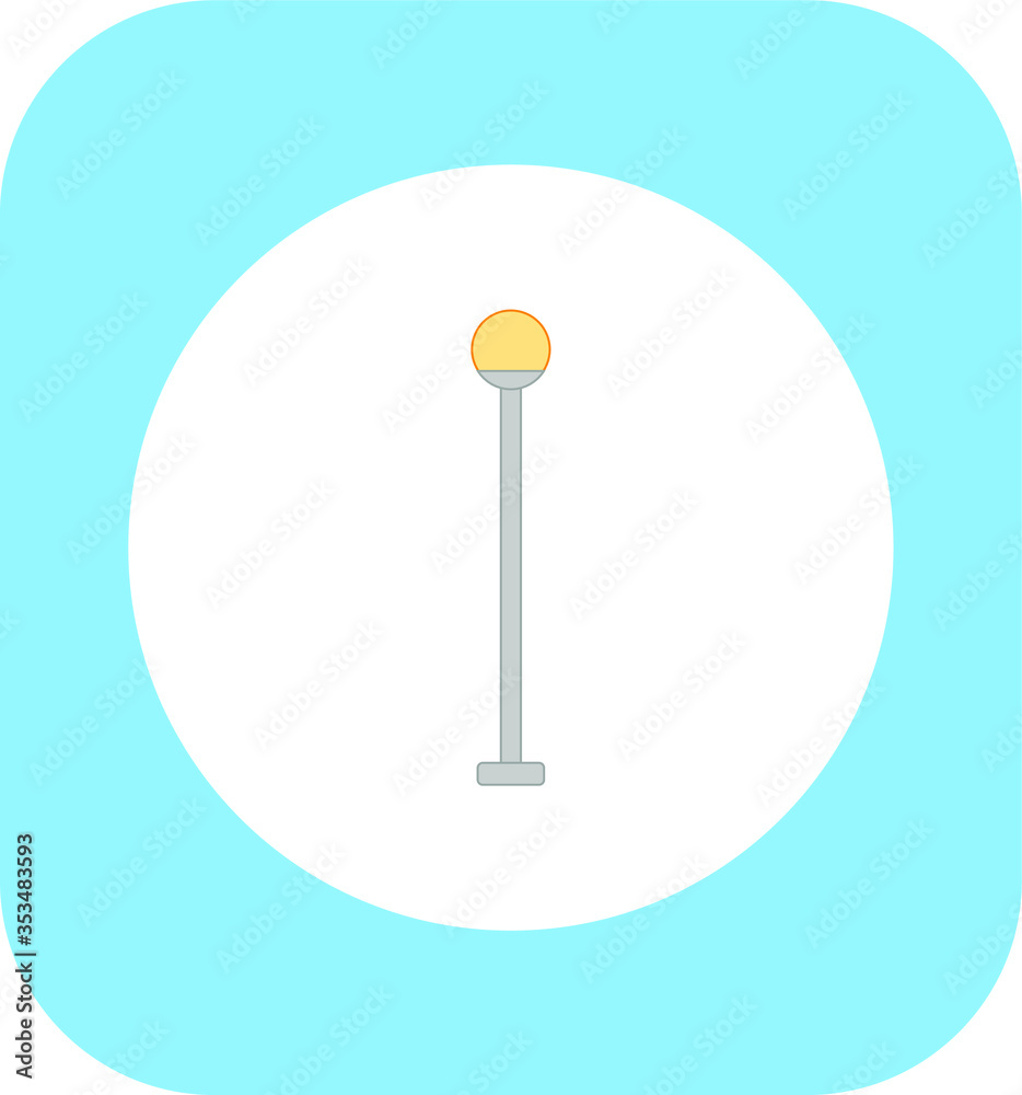 street lamps. illustration for web and mobile street lamps. illustration for web and mobile