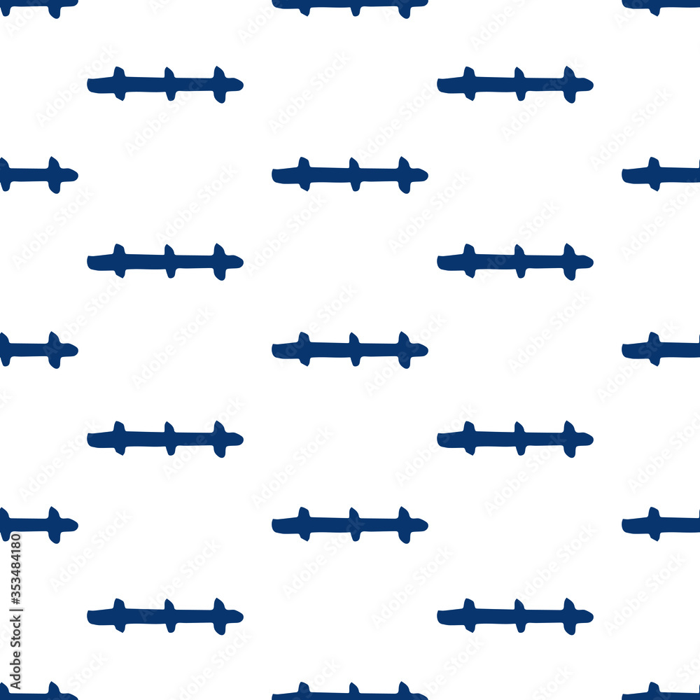 Seamless pattern with horizontal elements Seamless pattern with horizontal elements
