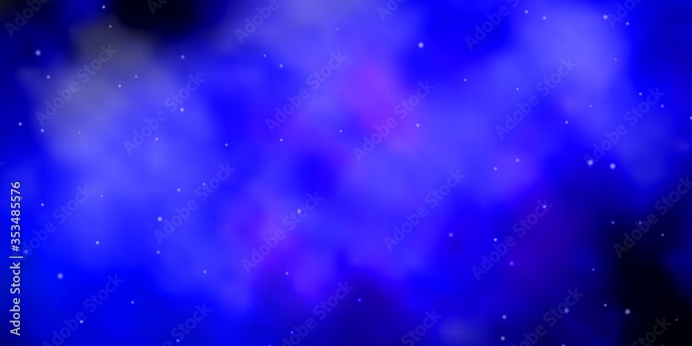 Dark BLUE vector background with small and big stars. Decorative illustration with stars on abstract template. Theme for cell phones. Dark BLUE vector background with small and big stars. Decorative illustration with stars on abstract template. Theme for cell phones.
