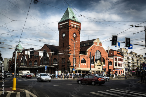 WROCLAW POLAND - JUNE 26: Old market building on 26th June 2016 in Wroclaw, Poland.