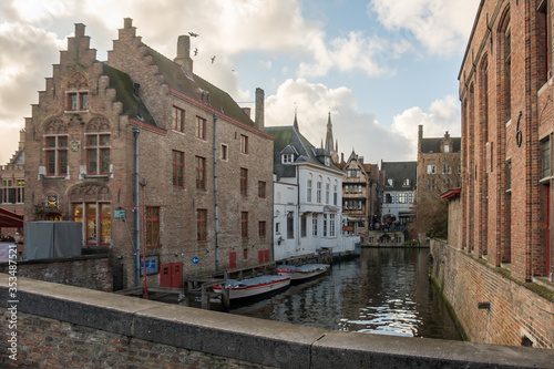 The medieval city of Bruges is one of the most visited places in Belgium. The historic city has a lot of cultural heritage,. the historic city center is in its entirety a UNESCO World Heritage Site. © Annemieke