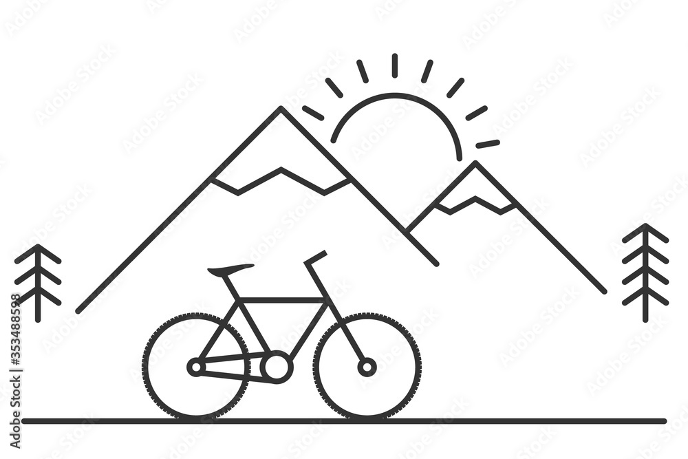 Mountain Bike Clip Art