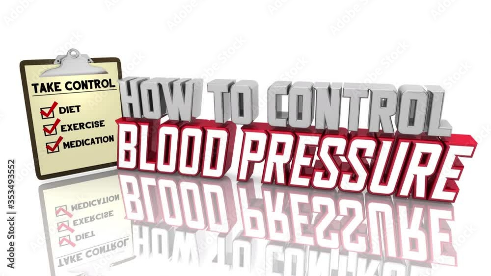 Blood Pressure Checklist How to Control Hypertension Health Care Advice 3d Animation Blood Pressure Checklist How to Control Hypertension Health Care Advice 3d Animation