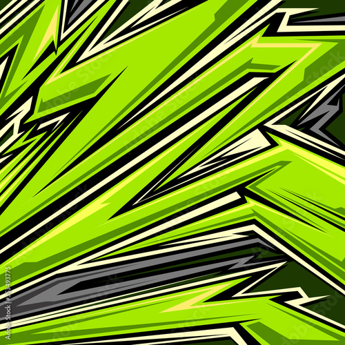 abstract line pattern graphic for extreme sport jersey team