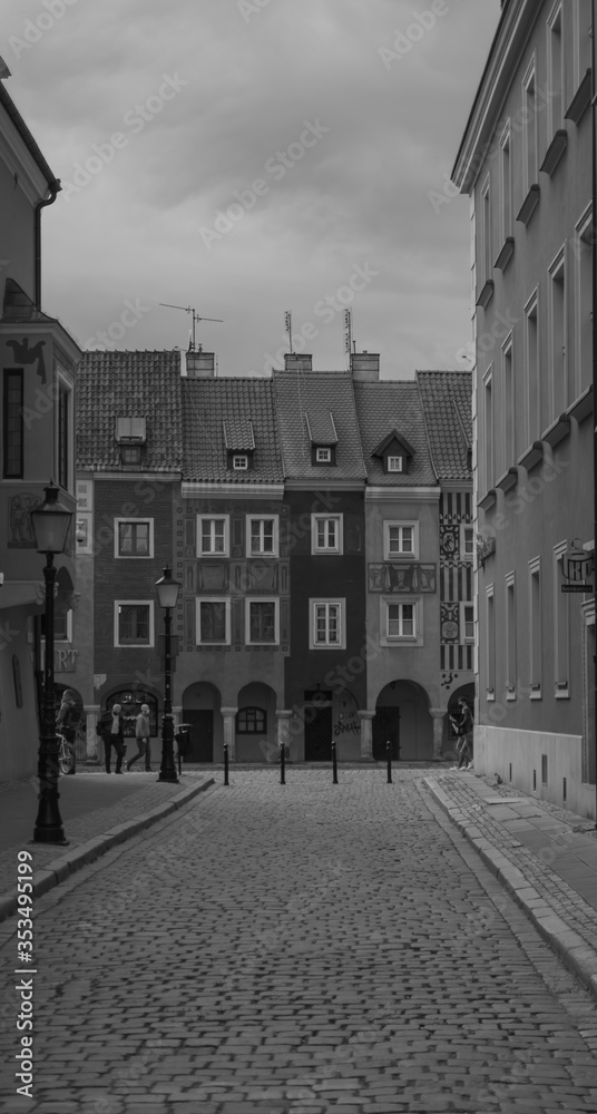 Naklejka premium Kamieniczki Budników 