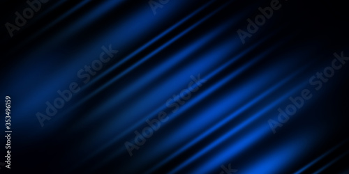 Abstract blue simple color gradient background with dynamic straight shadow line 