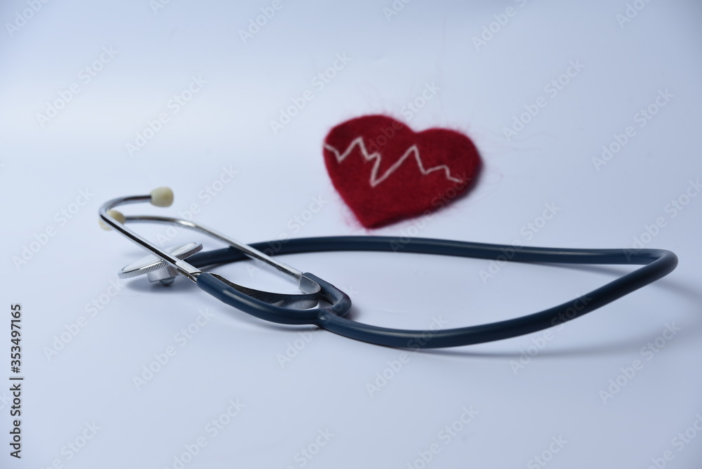 stethoscope and heart stethoscope and heart