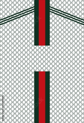 Front side sports shirt pattern, jersey pattern bacground That can be put in mockups or templates of sport shirt