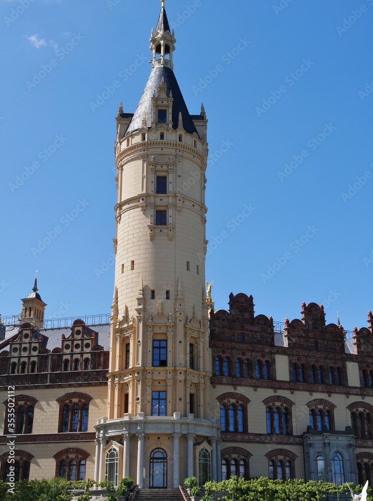 Turm des Schweriner Schlosses