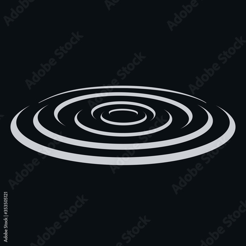 Ripple in the middle of fluid