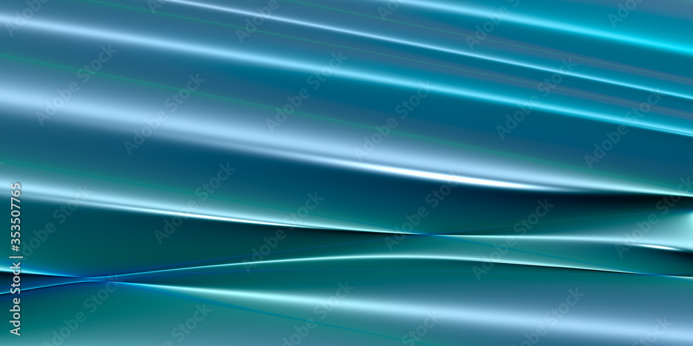 Volumetric blue abstract illustration, 3D render background Volumetric blue abstract illustration, 3D render background