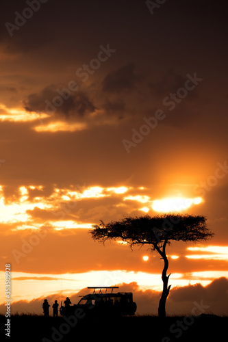 Sundown at Masai Mara