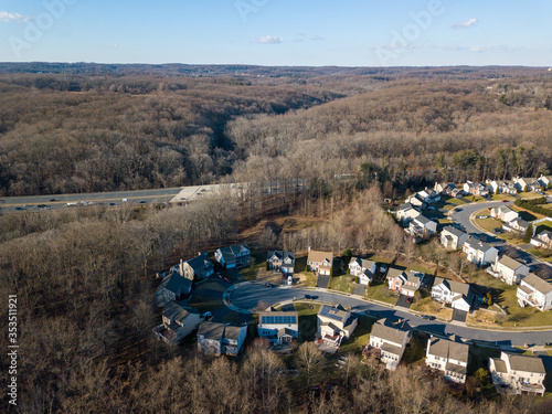 Interstate 95 passes the Gunpowder neighborhood in Joppa, Harford County, Maryland photo