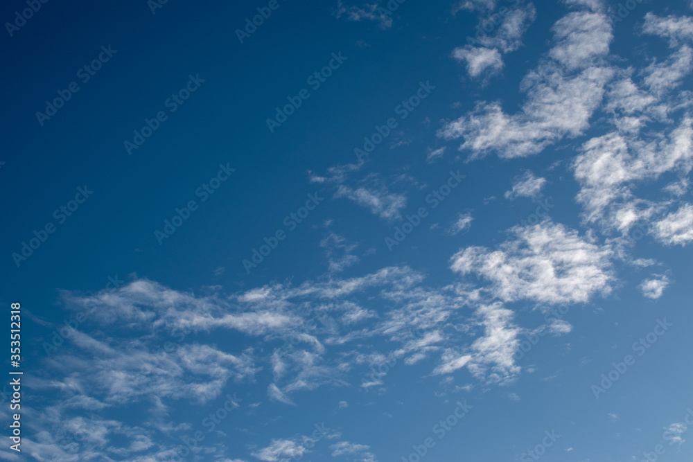 Fototapeta premium the blue sky with clouds