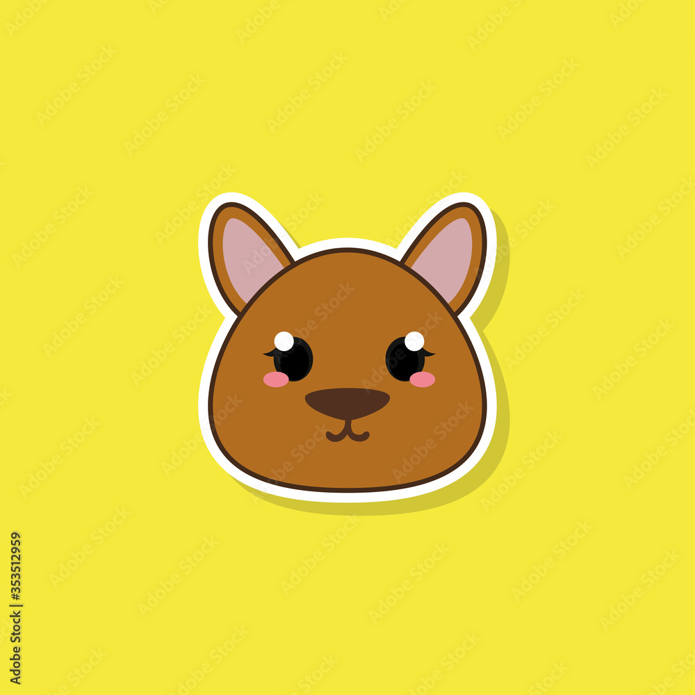 Fototapeta premium Isolated cute baby mouse