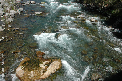 Parque nacional Radal Siete Tazas Curicó sur De Chile cascadas bosque nativo naturaleza río aguas claras bosque virgen photo