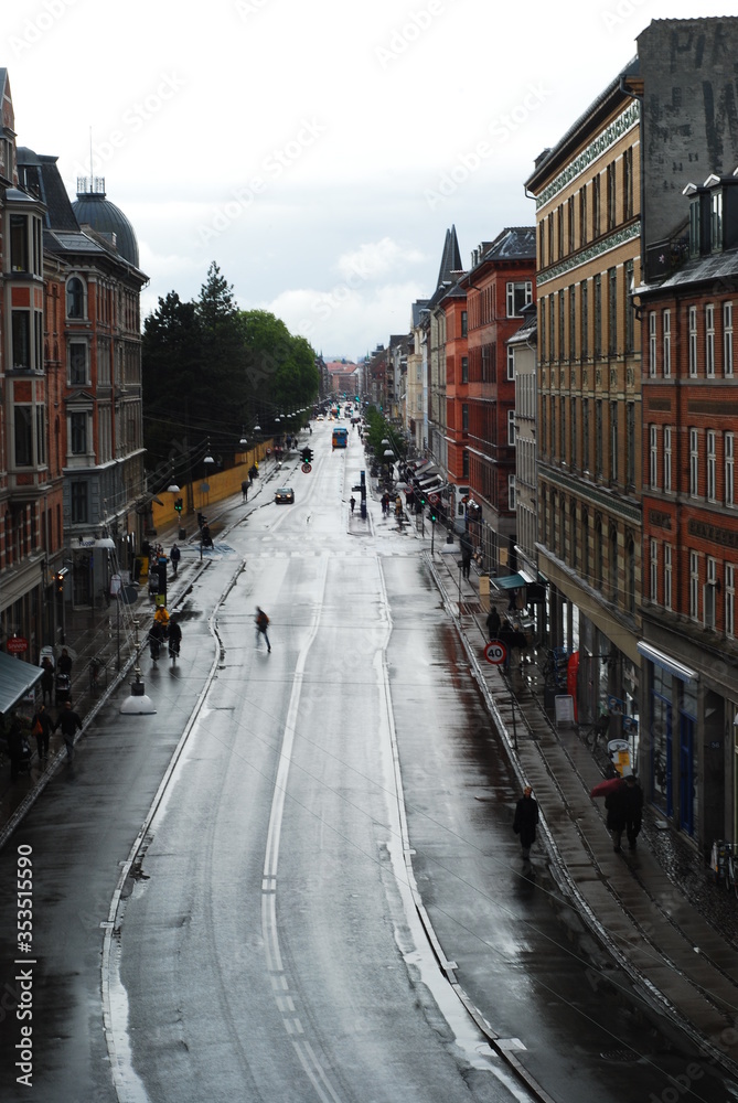 Fototapeta premium Copenhague Norrebrogade