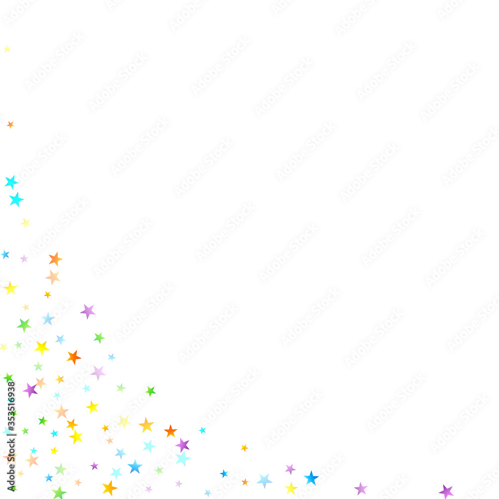 Rainbow Festive Confetti. Carnival Star Falling. Rainbow Festive Confetti. Carnival Star Falling.