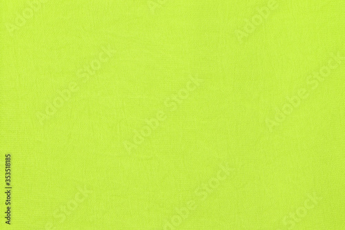 Light green Synthetic fabric texture, background. Light green fabric. Light green background
