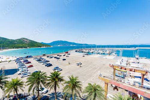 Yangmei Hang Wave Riding Yacht Club, Dapeng New District, Shenzhen, Guangdong, China © hu